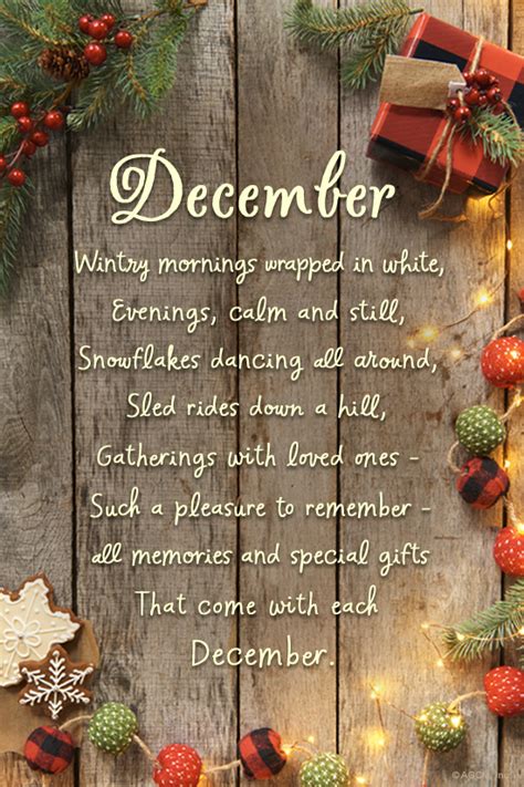 december quotes and poems